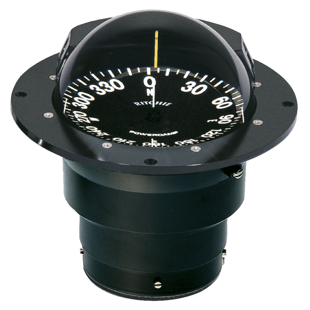RITCHIE FB-500 GLOBEMASTER COMPASS FLUSH MOUNT - BLACK