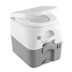 DOMETIC 975 PORTABLE TOILET GRAY W/BRACKETS