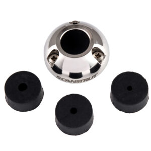 SCANSTRUT SMALL DECK SEAL SS CONNECTOR - .83" CABLES FROM