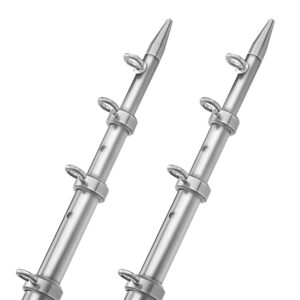 TACO 15' SILVER/SILVER 1-1/2" OUTRIGGER POLES HD