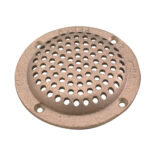 PERKO 3-1/2" ROUND BRONZE STRAINER