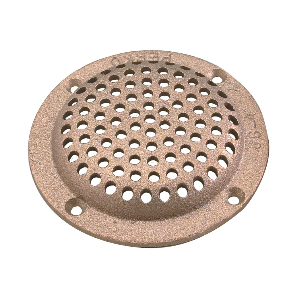 PERKO 4" ROUND BRONZE STRAINER