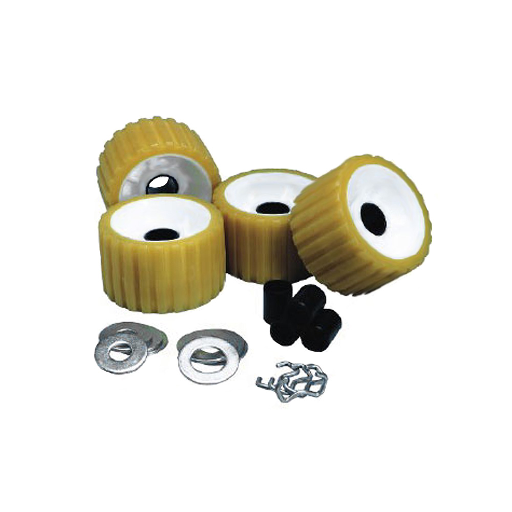 CE SMITH RIBBED ROLLER REPLACEMENT KIT 4 PACK GOLD