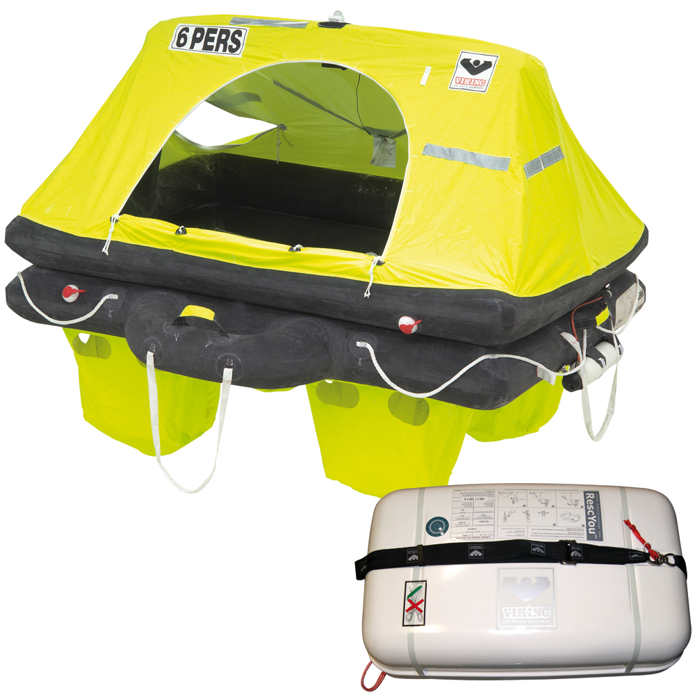 VIKING RESCYOU LIFERAFT 4 PERSON CONTAINER OFFSHORE PACK