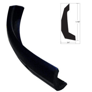 TACO SEMI RIGID RUB RAIL KIT 1 7/8"X30' BLACK
