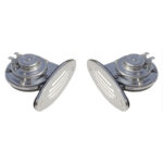 SCHMITT MARINE MINI DUAL DROP IN - HORN W/ SS GRILLS