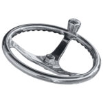 EDSON 14.5" SS COMFORTGRIP  POWERWHEEL STEERING WHEEL W/