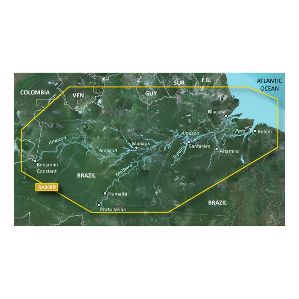 GARMIN HXSA009R G3 BLUECHART AMAZON RIVER