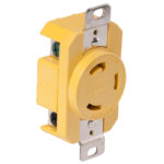 MARINCO 305CRR 30A 125V RECEPTACLE YELLOW