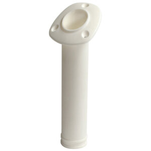 CE SMITH FLUSH MOUNT 30 DEG WHITE NYLON ROD HOLDER