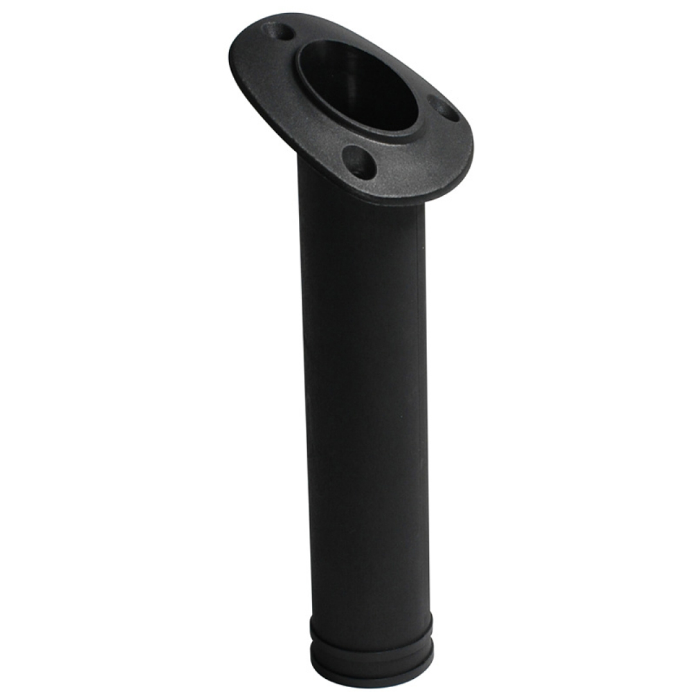 CE SMITH FLUSH MOUNT 30 DEG BLACK NYLON ROD HOLDER