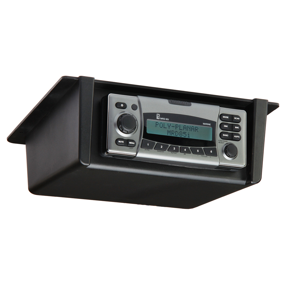 POLY-PLANAR RM-10 RADIO MOUNT UNDERDASH/OVERHEAD BLACK