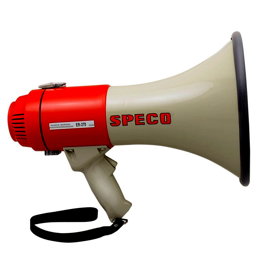 SPECO ER370 DELUXE MEGAPHONE WITH SIREN 16 WATTS