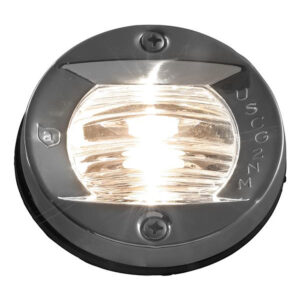 ATTWOOD FLUSH MOUNT TRANSOM LIGHT SS ROUND TWO MILE