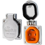 SMARTPLUG 50 AMP BOATSIDE INLET STAINLESS STEEL