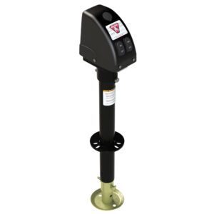 BULLDOG 3500# A-FRAME RV JACK 12-VOLT BLACK COVER