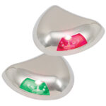 PERKO STEALTH LED SIDE LIGHTS RED & GREEN HORIZONTAL MOUNT