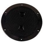 BECKSON 6" NON-SKID SCREW OUT DECK PLATE BLACK 6.5" CUTOUT