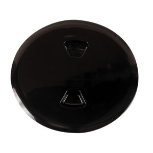 BECKSON 5" TWIST OUT DECK PLATE BLACK 5.5" CUTOUT