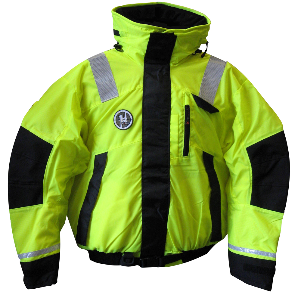 FIRST WATCH HI-VIS FLOTATION BOMBER SMALL HI-VIS YELLOW