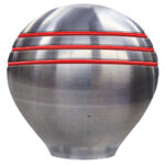 SCHMITT MARINE THROTTLE KNOB RED 1.5 " GROOVED