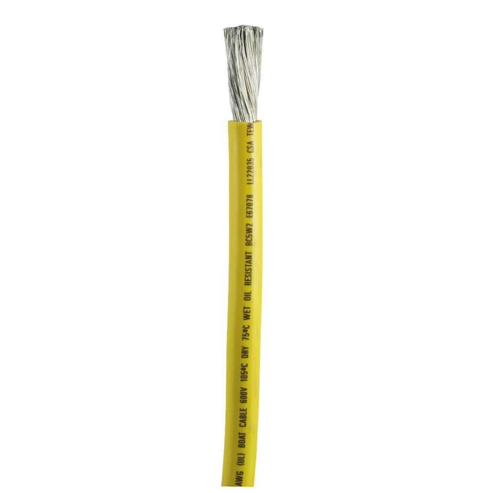 ANCOR YELLOW 1/0 AWG BATTERY CABLE SOLD BY THE FOOT