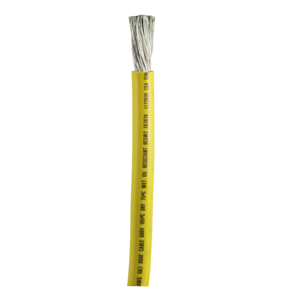 ANCOR YELLOW 2/0 AWG BATTERY CABLE SOLD BY THE FOOT