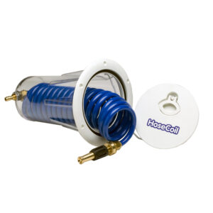 HOSECOIL FLUSH MOUNT ENCLOSURE 15' HOSE W/NOZZLE