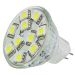 LUNASEA WARM WHITE LED BULB  MR11 10V-30V DC