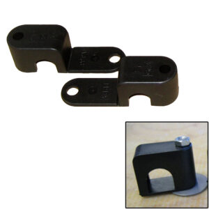 WELD MOUNT SINGLE POLY CLAMP F/ 1/4 X 20 STUDS F 1/2" OD