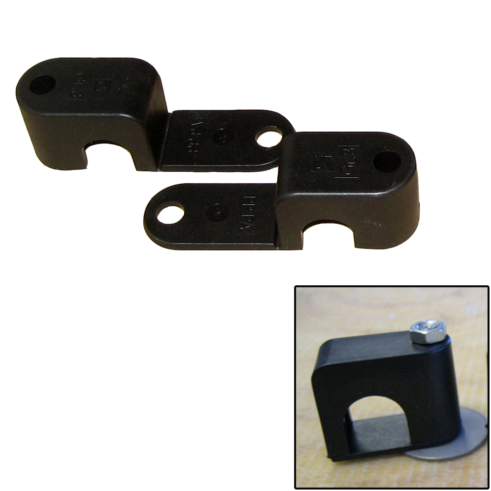 WELD MOUNT SINGLE POLY CLAMP F/ 1/4 X 20 STUDS F 1/2" OD