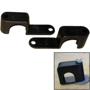 WELD MOUNT SINGLE POLY CLAMP F/ 1/4 X 20 STUDS F/ 1" OD