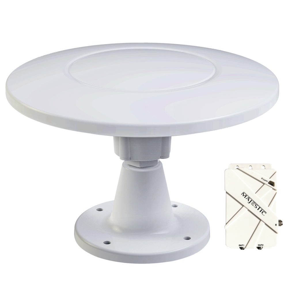 MAJESTIC UFO X HIGH GAIN 10" 30DB DIGITAL TV ANTENNA