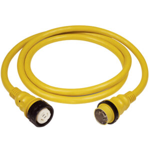 MARINCO 50AMP 125/250V SHORE POWER CABLE 50' YELLOW