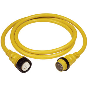MARINCO 50AMP 125V SHORE POWER CABLE 50' YELLOW
