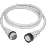 MARINCO 50AMP 125V SHORE POWER CABLE 50' WHITE