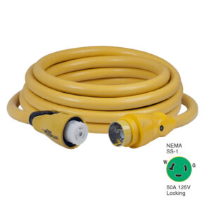 MARINCO CS503-25 EEL SHOREPOWER CORDSET 50A 125V 25