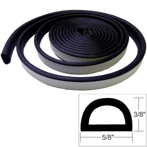 TACO 3/8" X 5/8" WEATHER SEAL BLACK 10'