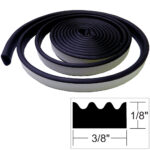 TACO 1/8" X 3/8" WEATHER SEAL BLACK 10'