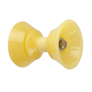CE SMITH 3" BOW BELL ROLLER ASSEMBLY YELLOW TPR