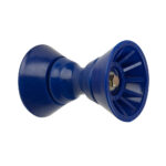 CE SMITH 4" BOW BELL ROLLER ASSEMBLY BLUE TPR