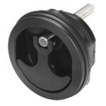 WHITECAP COMPRESSION HANDLE NYLON BLACK/BLACK NON LOCKING