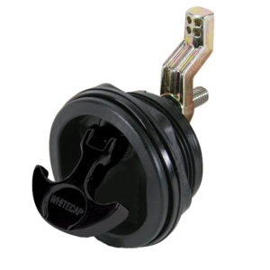 WHITECAP T-HANDLE LATCH BLACK/BLACK NYLON NON LOCKING