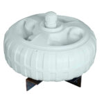 DOCK EDGE INFLATABLE DOCK WHEEL 18" WHITE