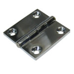 WHITECAP BUTT HINGE 1-1/2"L X 1-1/2"W 316 SS