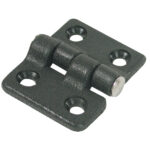 WHITECAP BUTT HINGE 1-1/2"L X 1-3/8"W BLACK NYLON