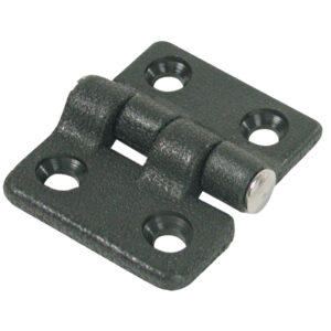 WHITECAP BUTT HINGE 1-1/2"L X 1-3/8"W BLACK NYLON
