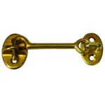 WHITECAP CABIN DOOR HOOK 3" POLISHED BRASS