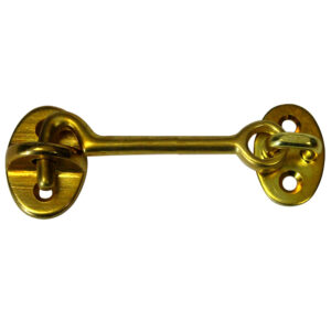 WHITECAP CABIN DOOR HOOK 3" POLISHED BRASS