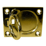 WHITECAP FLUSH PULL RING 2" X 2-1/2" POLISHED BRASS
